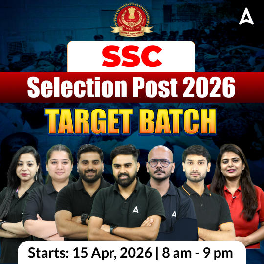 SSC Selection Post 2026 - Target Batch with Test Series and Ebook | Hinglish | Online Live Classes By Adda247